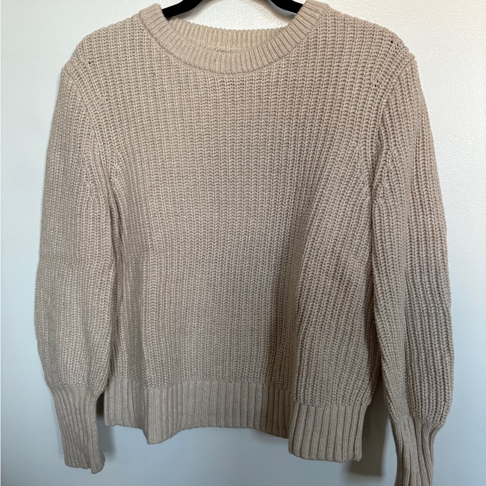 J. Crew Women’s Classic Tan Crew Neck Sweater